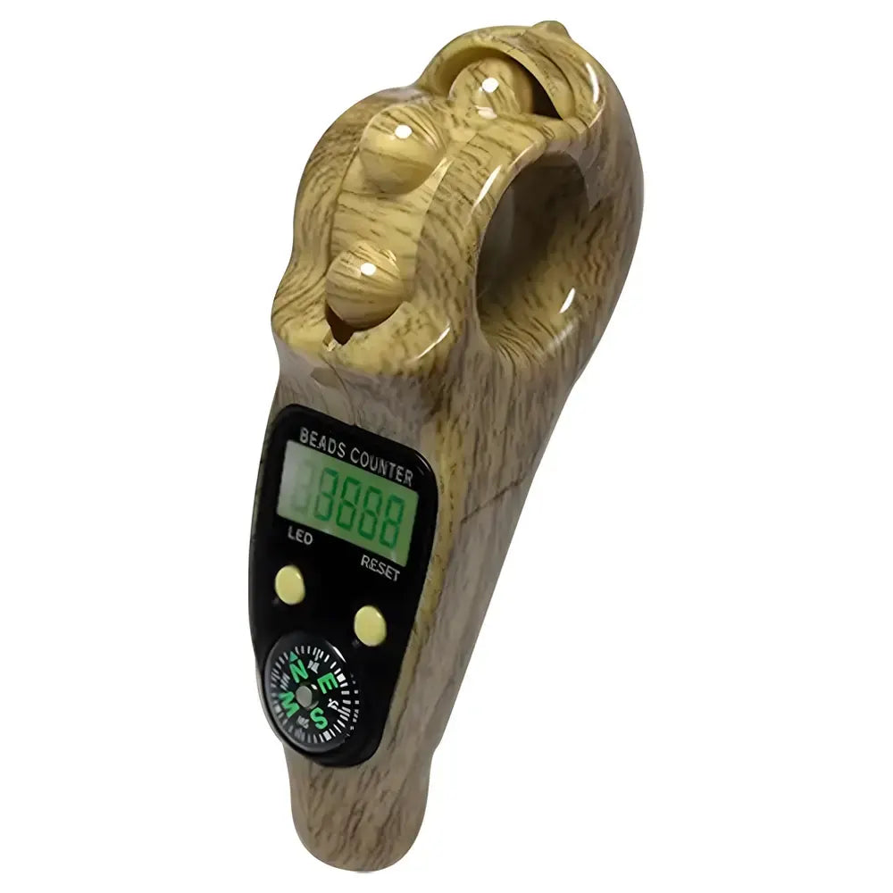 Digital Tasbih with Rotating Beads – Smart Digital Counter Tasbeeh for Meditation & Prayer