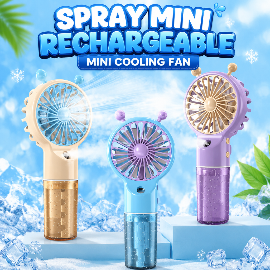 Spray Mini Rechargeable Cooling Fan (SL6618)