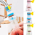 Fan Water Saving Tap, 360˚ Degree Rotatable Water Saving Tap, Durable Faucet Filter Nozzle, Tap Aerator Diffuse Faucet Nozzle Filter Adapter