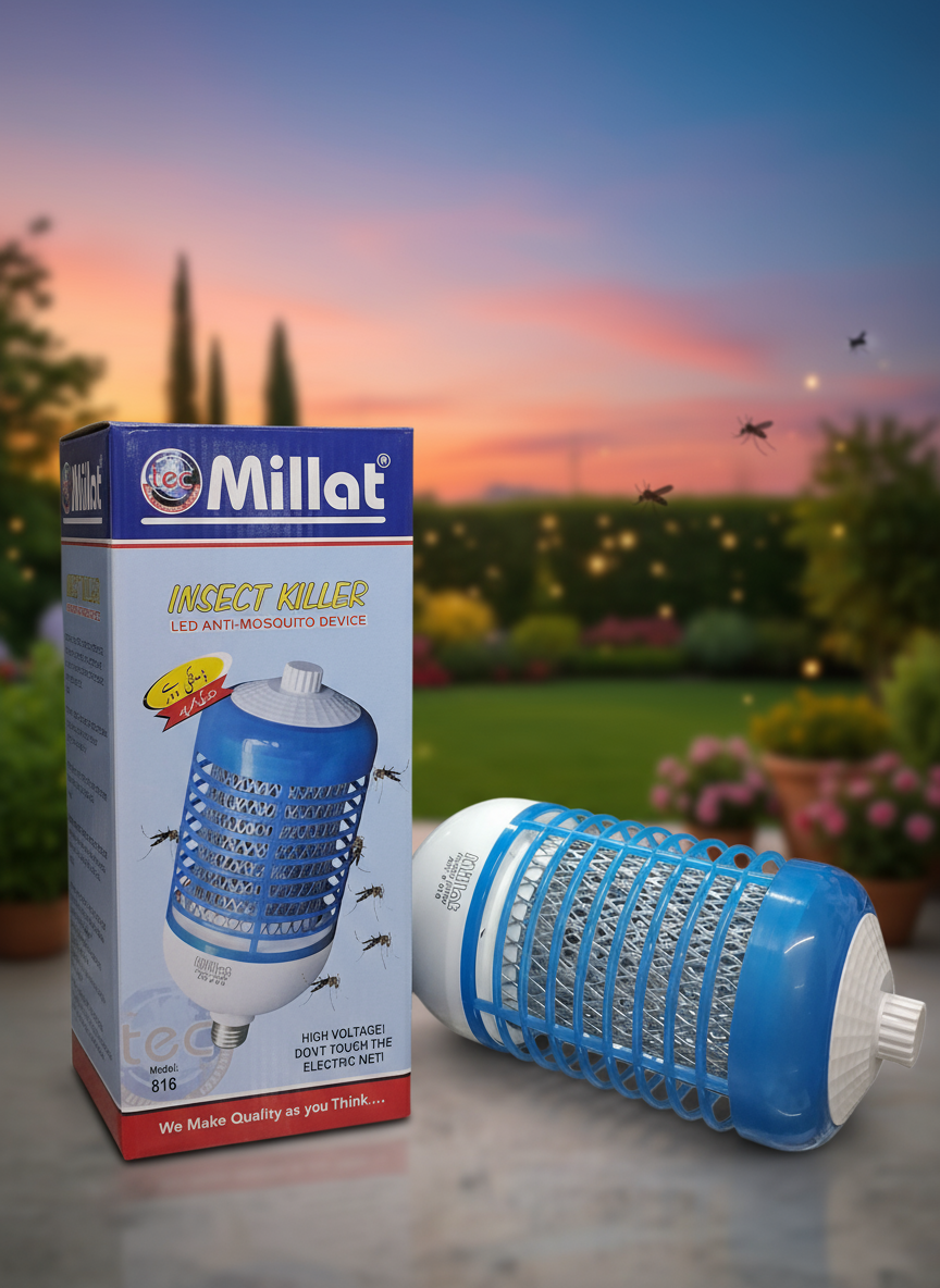 Insect Killer LED Anti-Mosquito Device – Easy Bulb Holder Fit